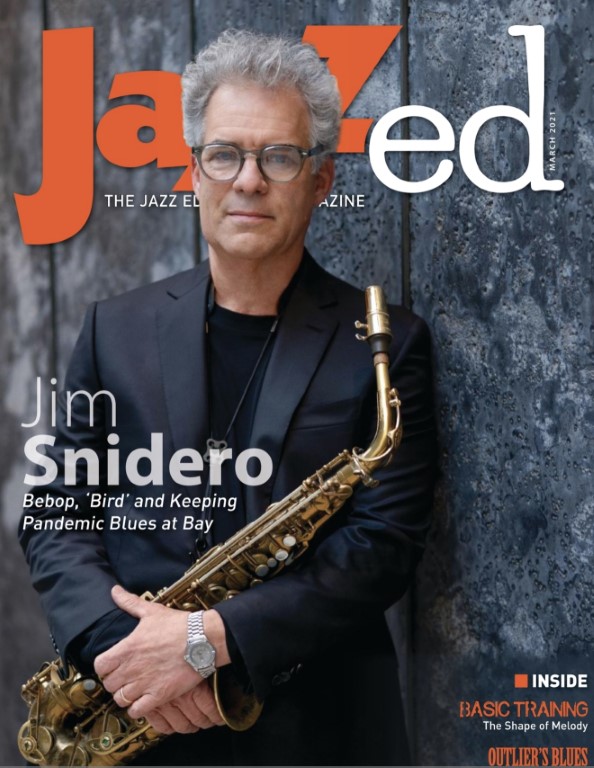 Jim Snidero - Cover of JAZZED Magazine