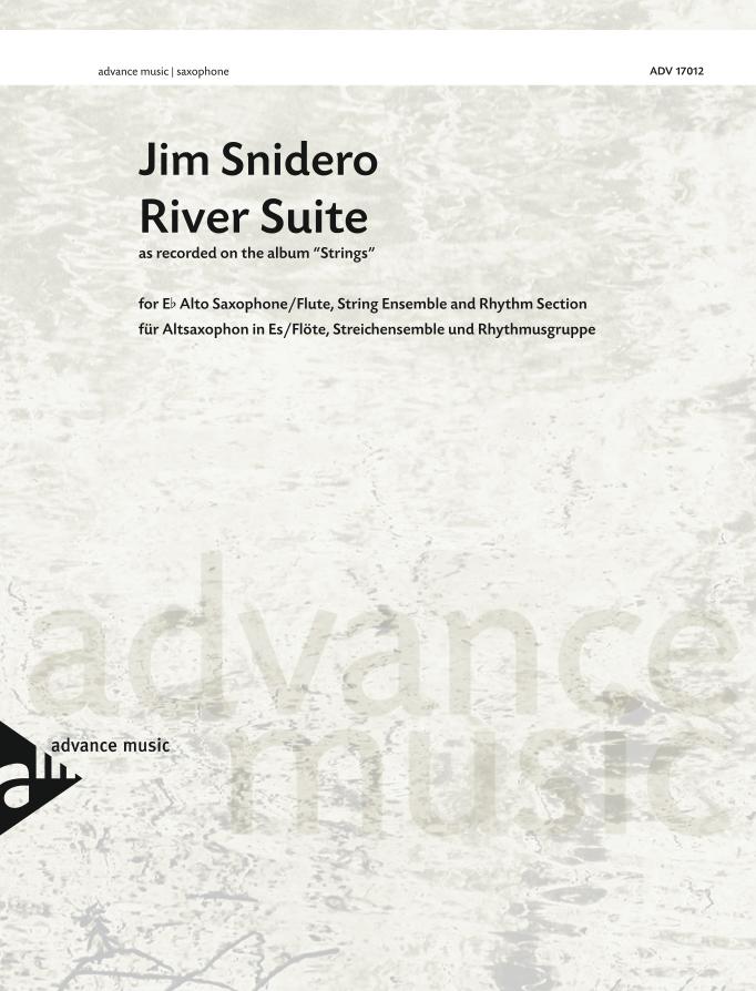 Title Page for Jim Snidero's "River Suite," as recorded on the album "Strings"